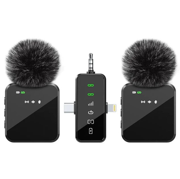 Wireless Lavalier Microphone – Crystal-Clear Audio, Long Battery Life & Wide Compatibility 🎤✨