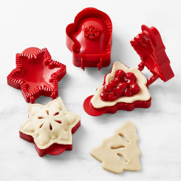 Holiday Mini Pie Mold Set – Fun Shaped Cookie & Pastry Baking Tools