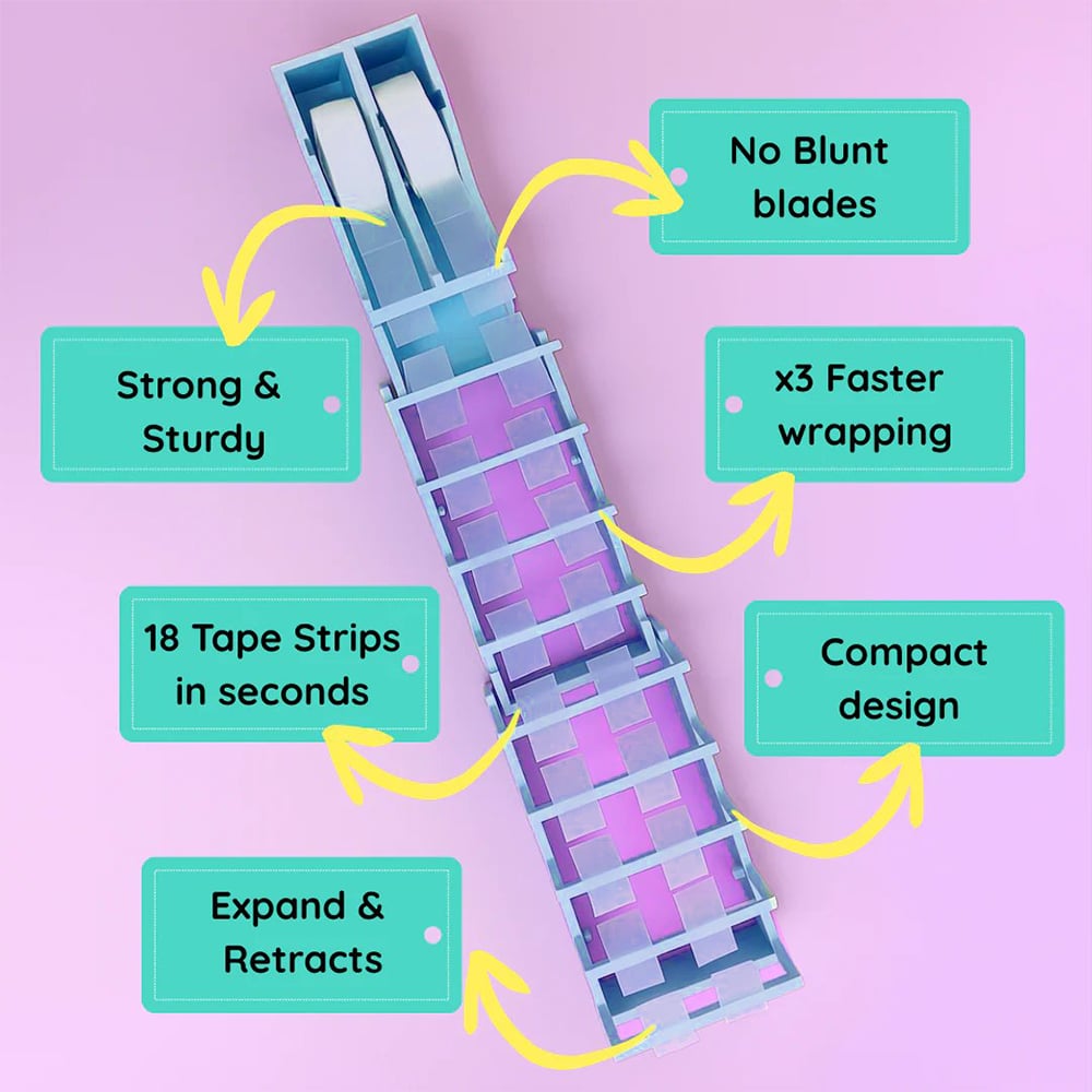 ✂️ Dual-Roll Tape Dispenser | Fast, Clean & Always Ready