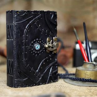 📖 Hocus Pocus Spell Book Journal | Vintage Leather + Magic Vibes 🔮