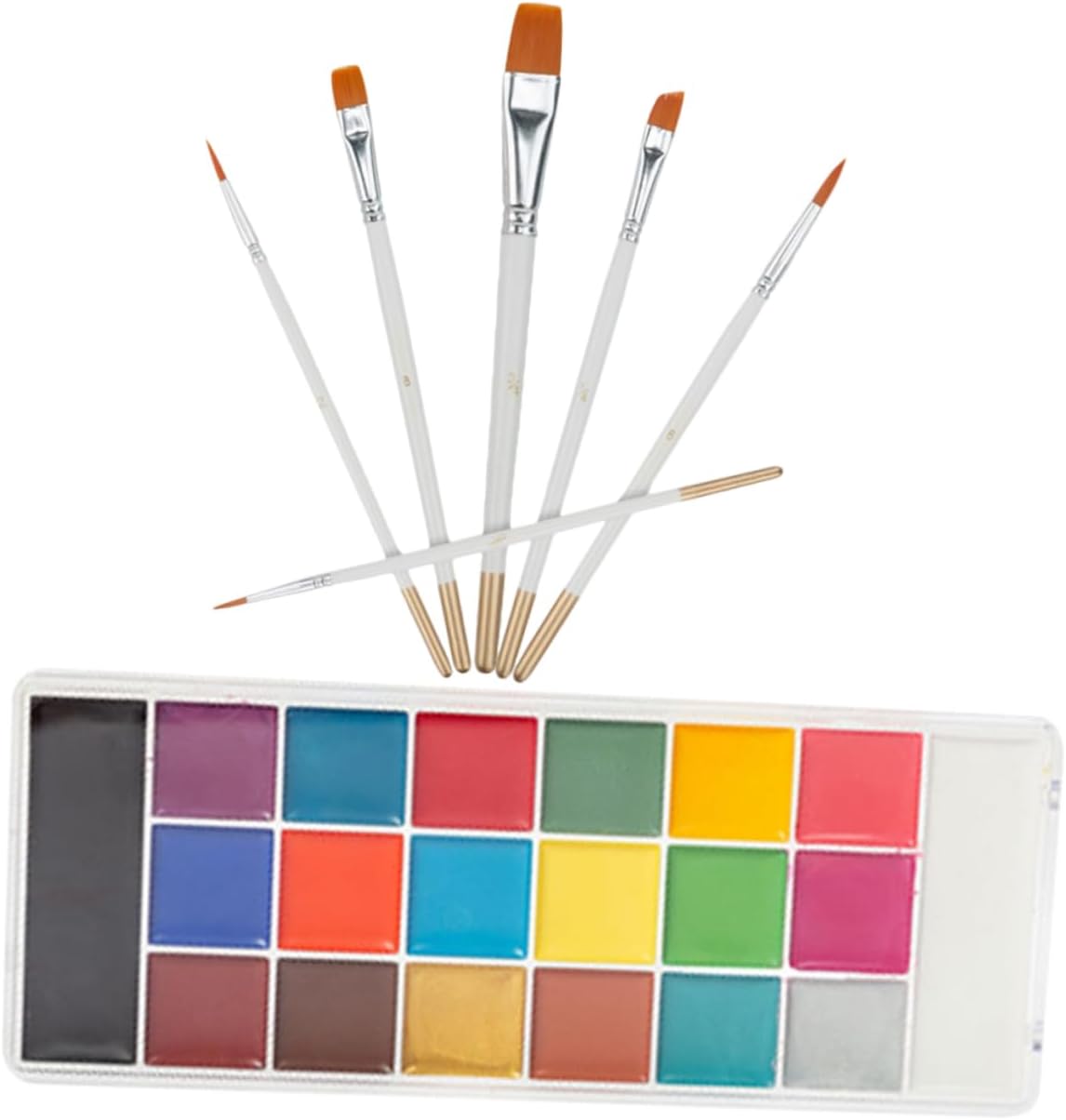 🎨 20-Color Face & Body Paint Kit | Vibrant, Long-Lasting & Professional