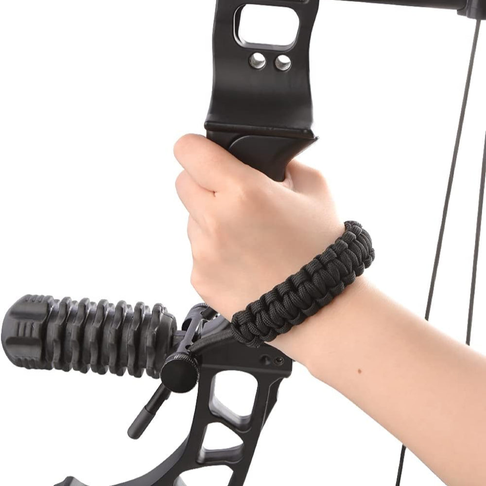 🏹 Archery Wrist Sling | Adjustable Braided Rope for Compound & Recurve Bows