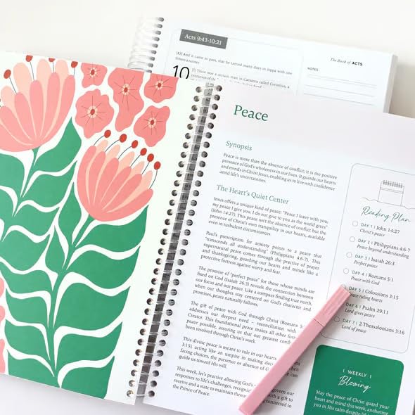 📖 Women’s One-Year Bible Study | 52-Week Devotional Journal