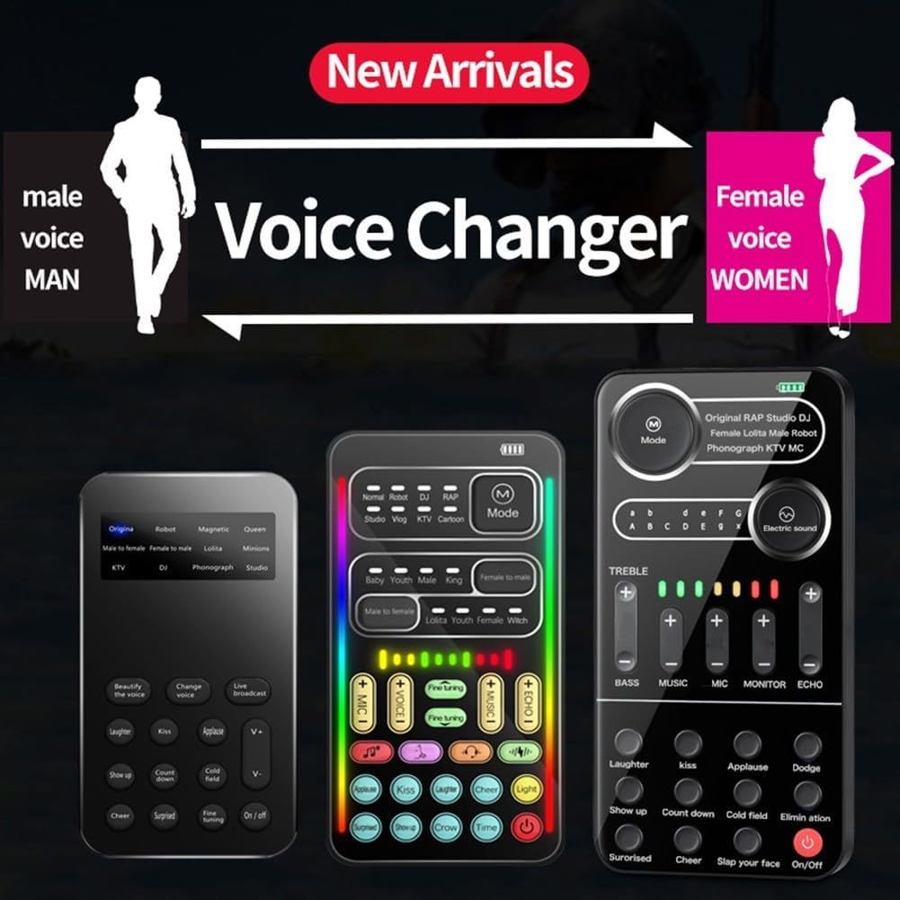 🎤 Voice Changer | 8 Sound Effects in a Pocket-Sized Fun Machine