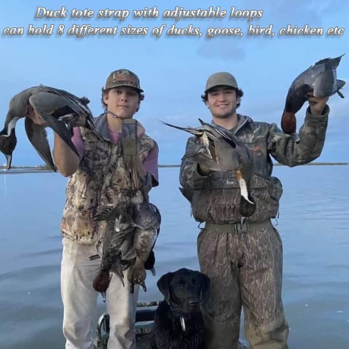 🦆 Duck Tote Strap – Securely Carry Ducks, Geese, and Game Birds with Ease & Comfort