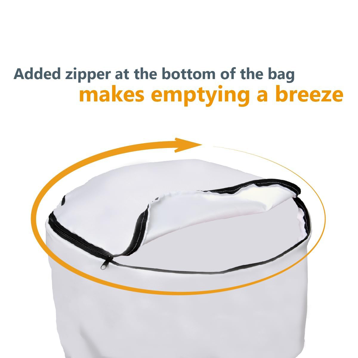 🏅 Dust Collection Bag with 4-Inch Keyed Hose Clamp | 30-Micron Filtration