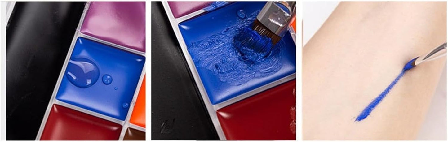 🎨 20-Color Face & Body Paint Kit | Vibrant, Long-Lasting & Professional