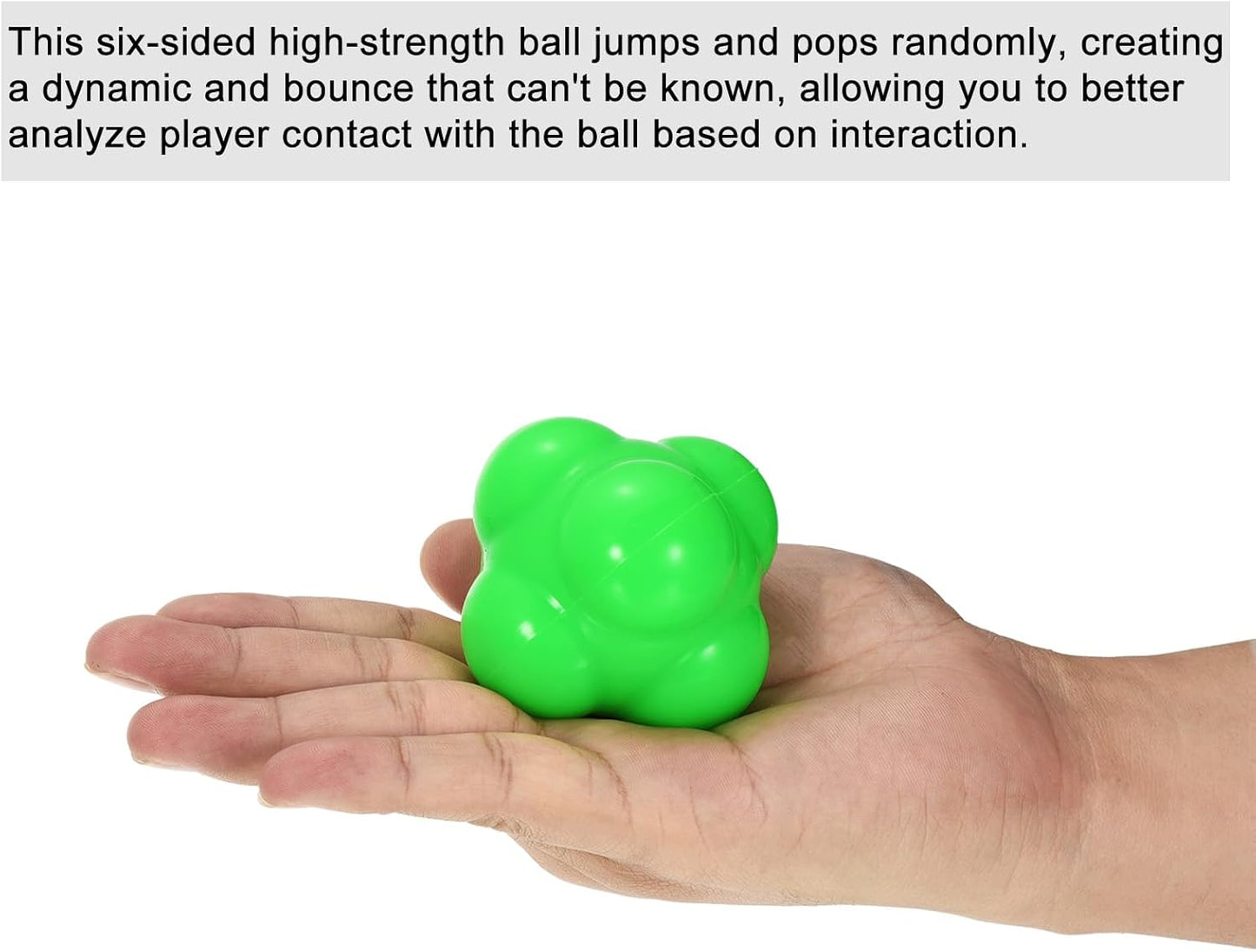 🏃 Reaction Ball | Hexagon Design for Agility & Reflex Training