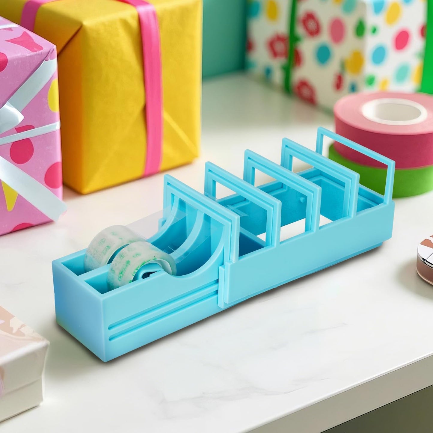 ✂️ Dual-Roll Tape Dispenser | Fast, Clean & Always Ready