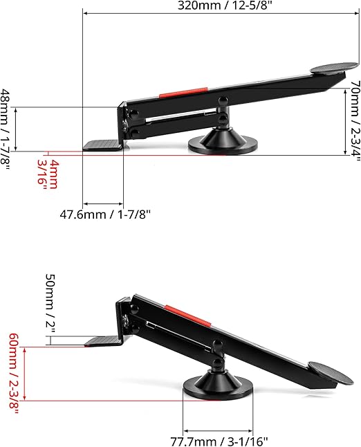 🛠️ Rotating Door Panel Lifter | 360° Lift + Heavy-Duty Metal Build