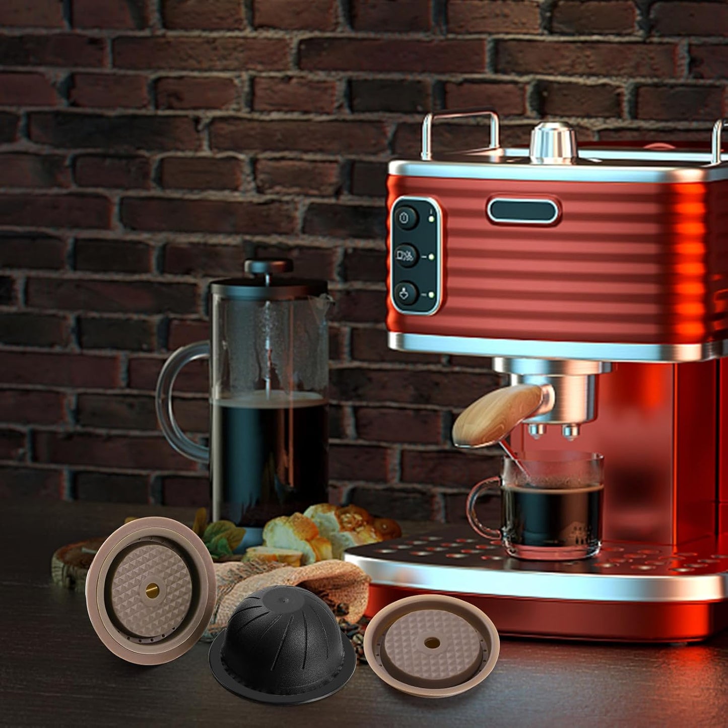 ☕ Reusable Coffee Capsule Lid Set | Eco-Friendly Brewing Made Easy