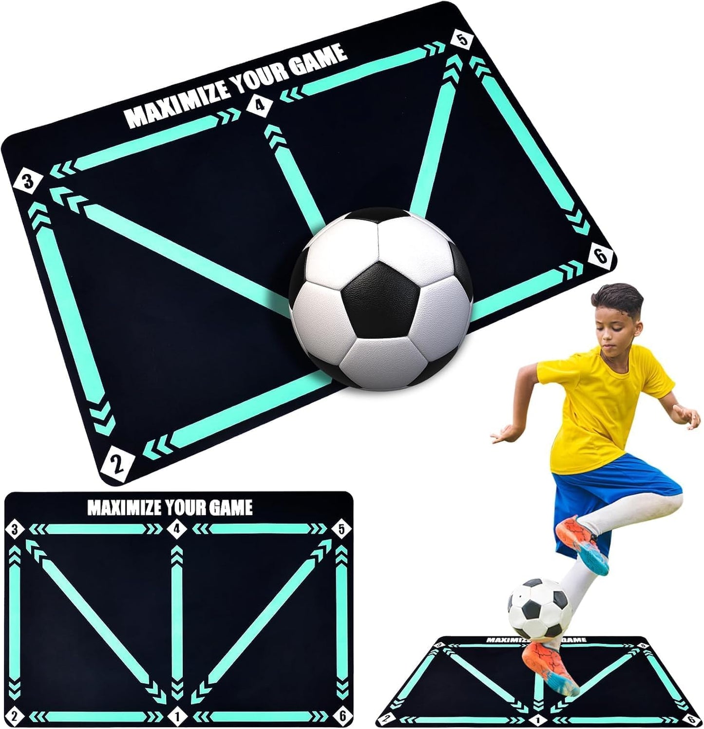 ⚽ Football Kick Training Mat | Boost Ball Control with Every Step