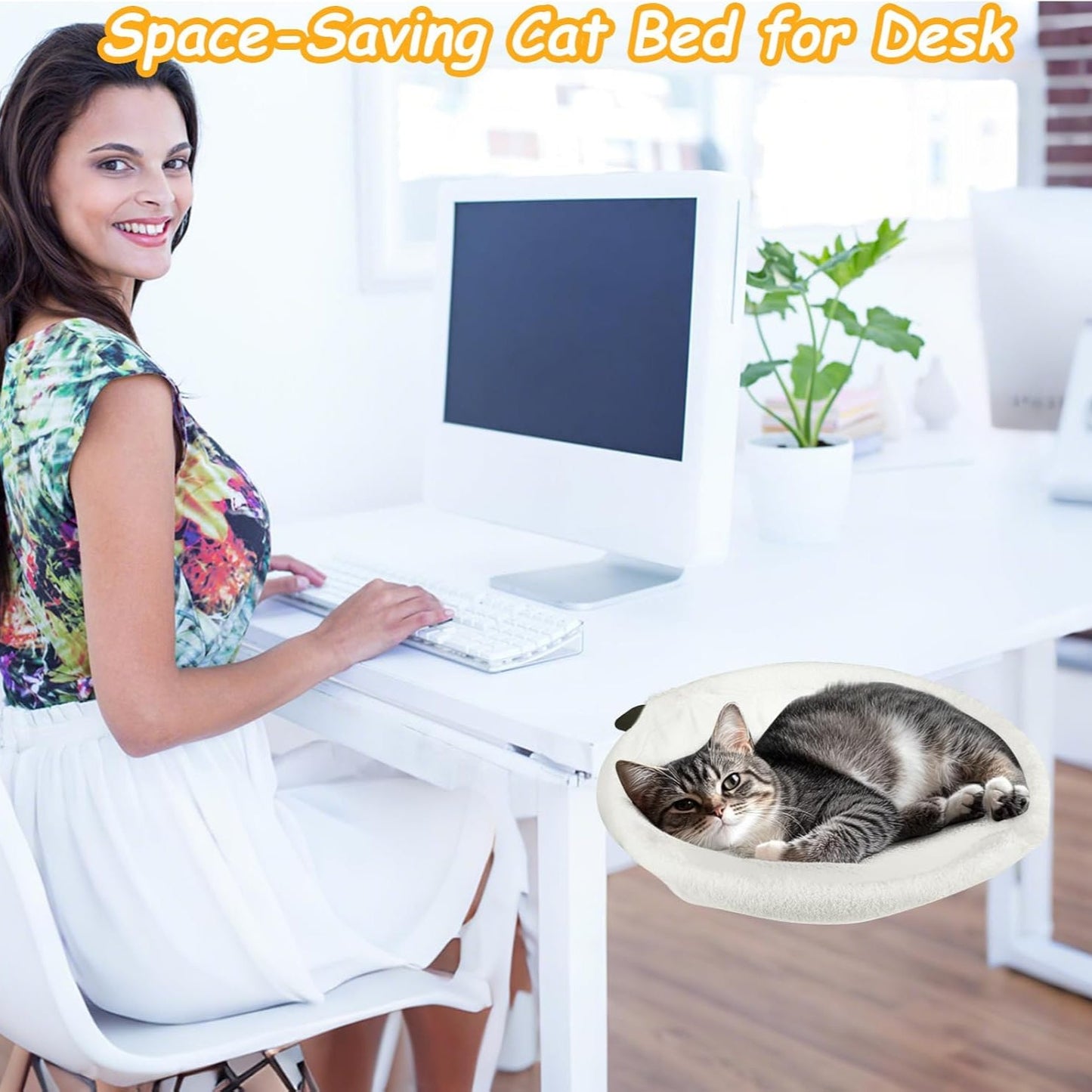 🐾 Ergonomic Cat Hammock | Space-Saving Adjustable Bed for Cats & Small Pets