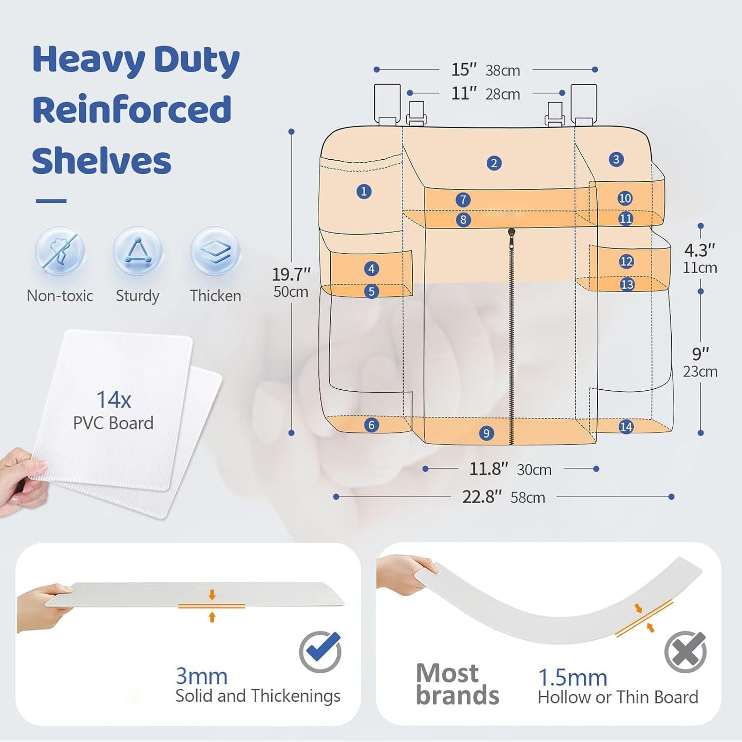 🍼 Hanging Diaper Organizer | Keep Every Baby Essential Within Arm’s Reach ✨