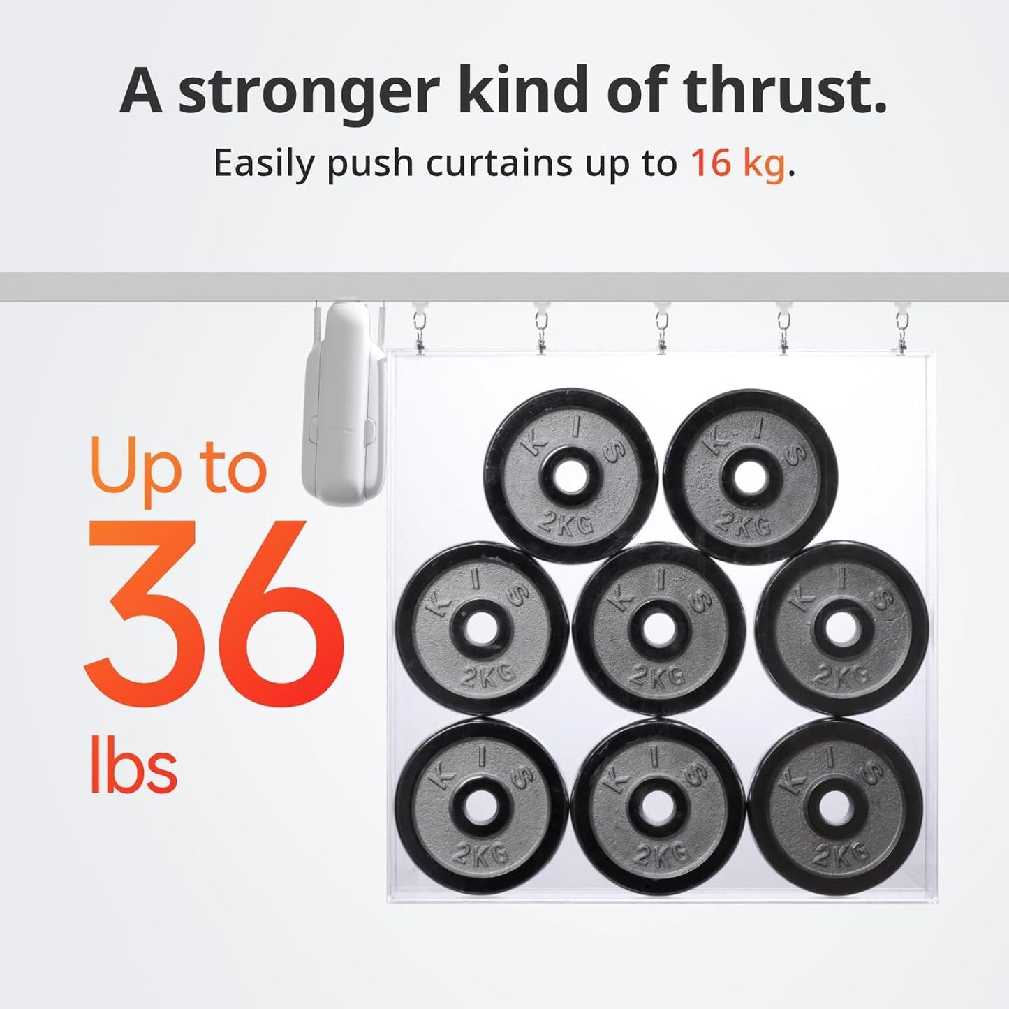 SwitchBot Curtain 3 (U Rail) | Smart, Silent, and Effortless Curtain Control