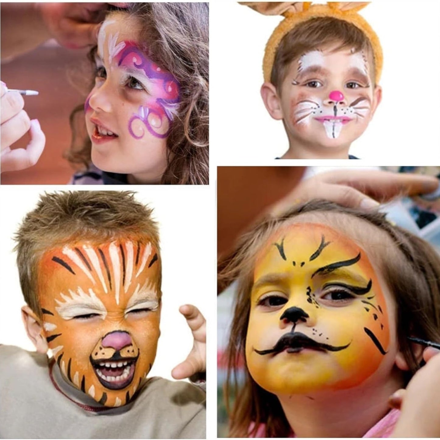 🎨 20-Color Face & Body Paint Kit | Vibrant, Long-Lasting & Professional