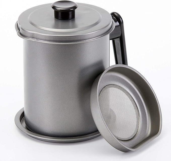🛢️ Grease Strainer Oil Container – Durable, Stylish &amp; Built for Reuse