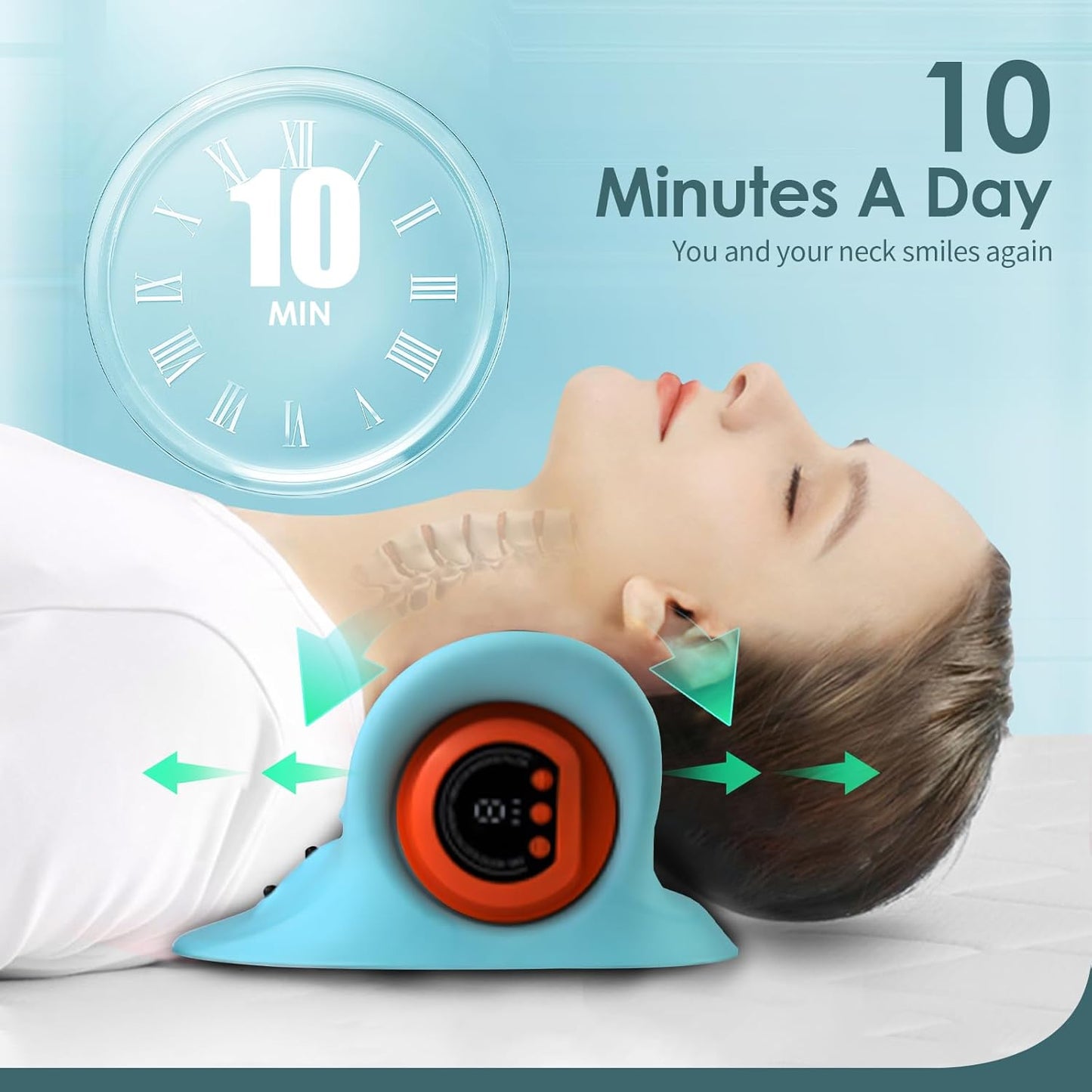 💆 Neck Massager with EMS & Heat | Relieve Tension and Restore Posture Anytime