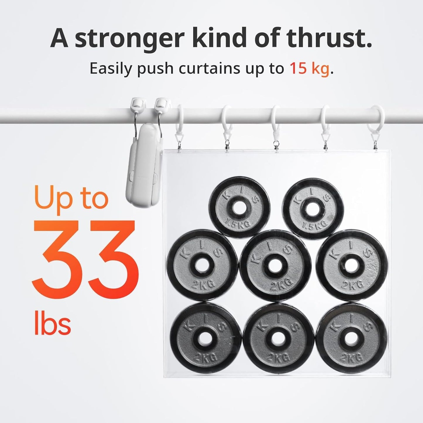 SwitchBot Curtain 3 (U Rail) | Smart, Silent, and Effortless Curtain Control