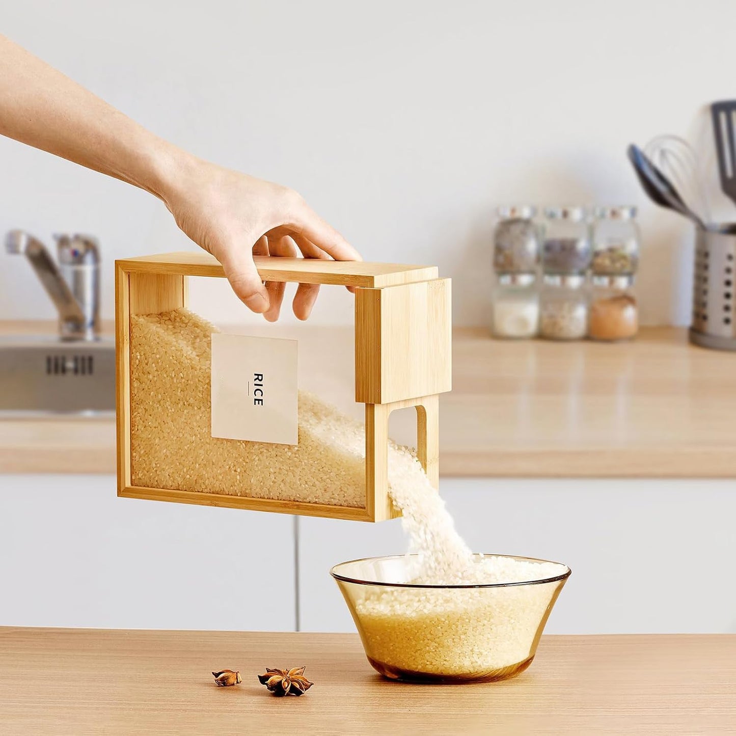 🎋 Bamboo Food Storage Container | Minimalist Style with Everyday Function 🏡