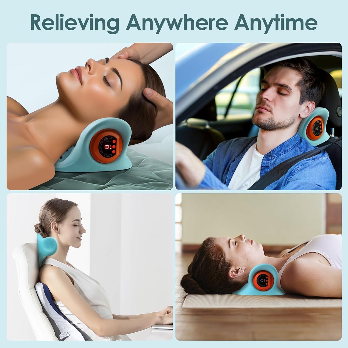 💆 Neck Massager with EMS & Heat | Relieve Tension and Restore Posture Anytime