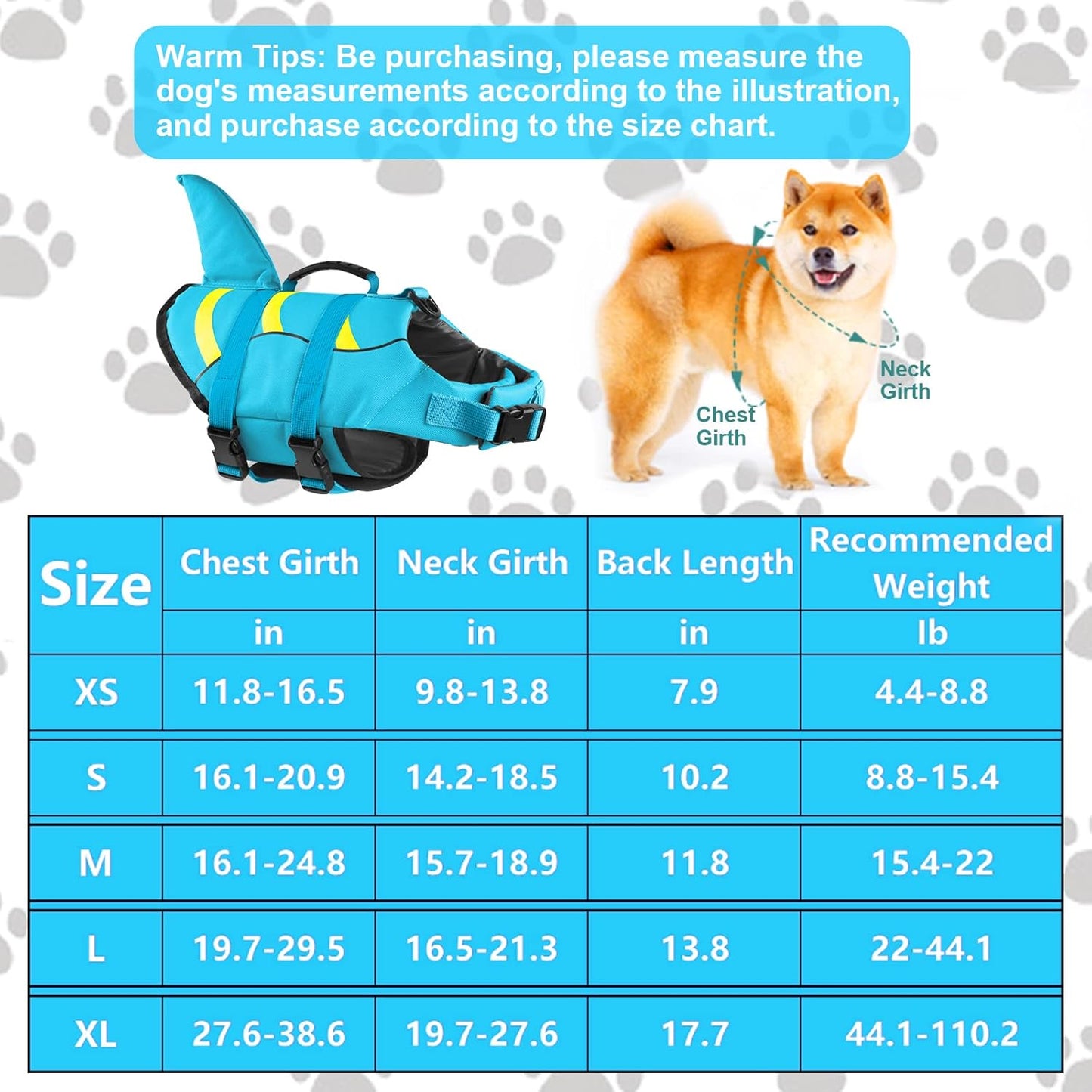 🐶 Small Dog Life Jacket | Shark Fin Design for Safe & Stylish Water Play 🌊
