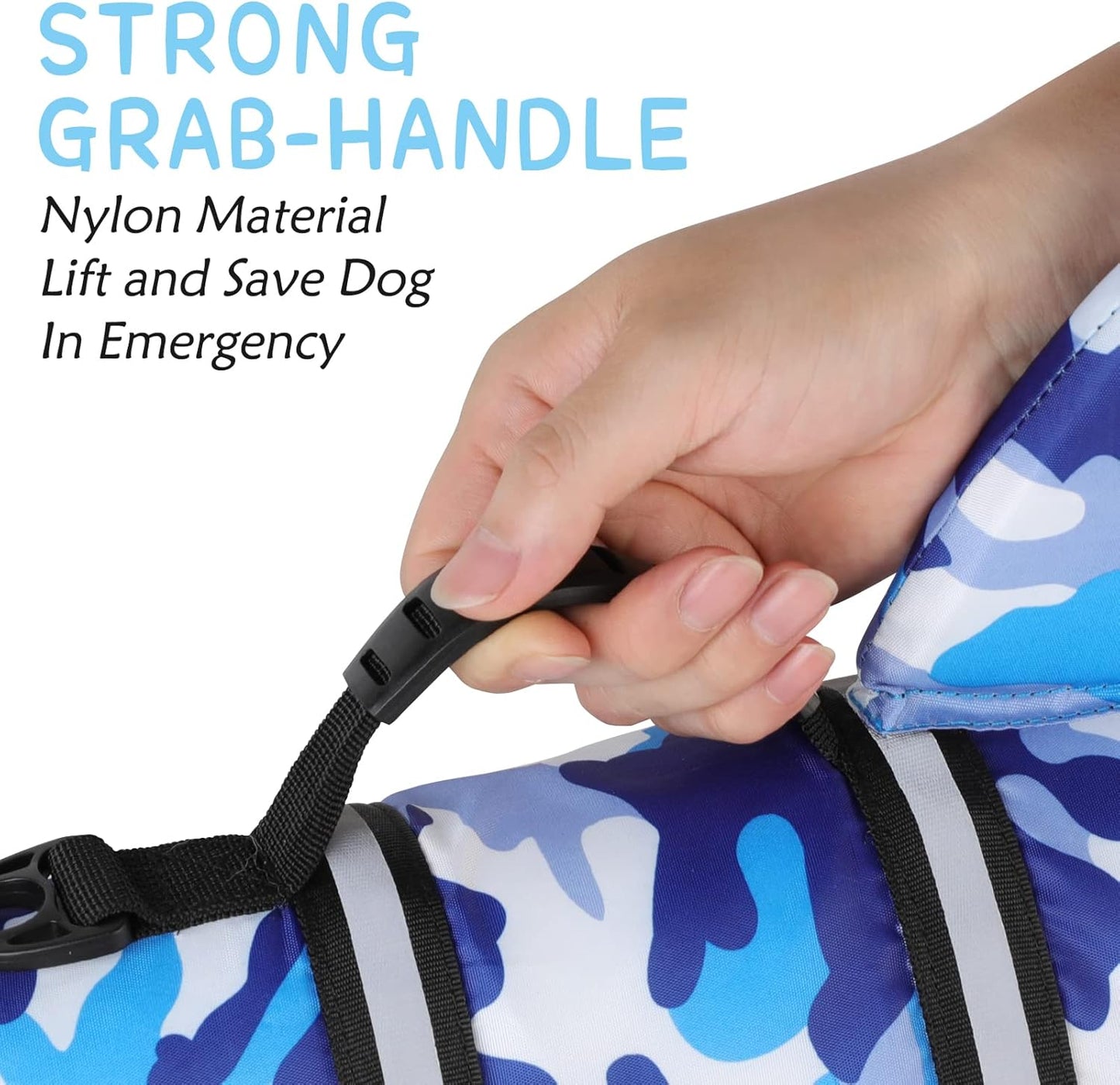 🐶 Small Dog Life Jacket | Shark Fin Design for Safe & Stylish Water Play 🌊