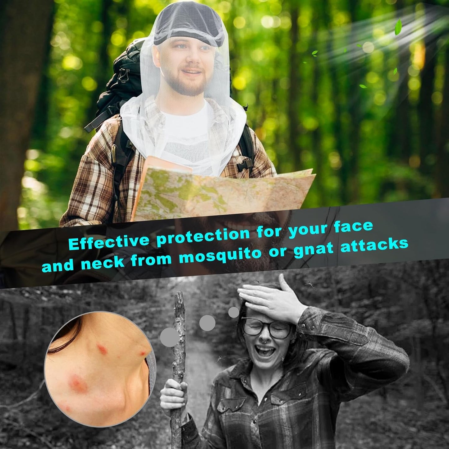 🦟 Mosquito Net Jacket & Pants Set | Full-Body Mesh Shield for Outdoor Protection