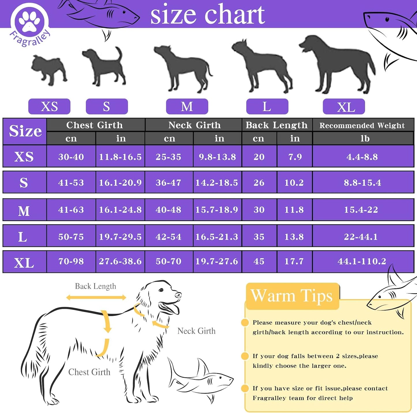 🐶 Small Dog Life Jacket | Shark Fin Design for Safe & Stylish Water Play 🌊