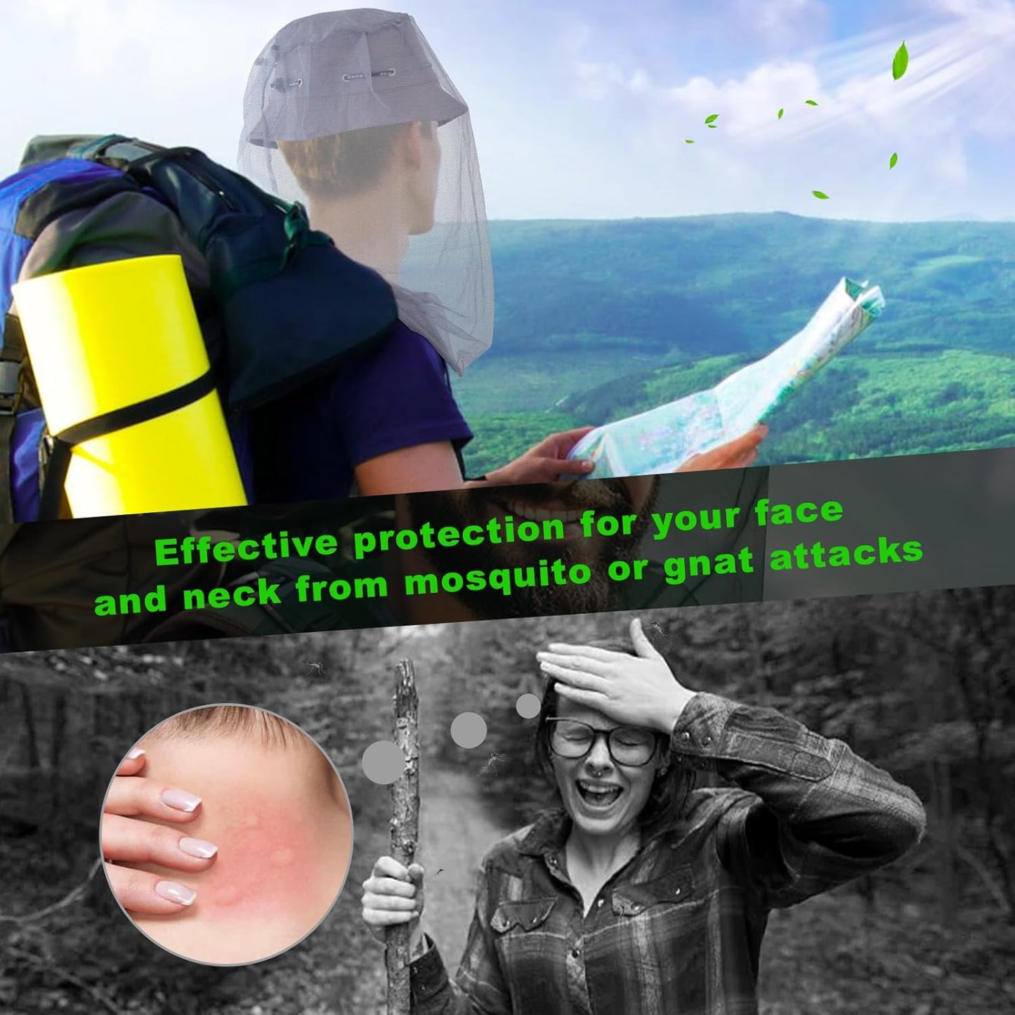 🦟 Mosquito Net Jacket & Pants Set | Full-Body Mesh Shield for Outdoor Protection