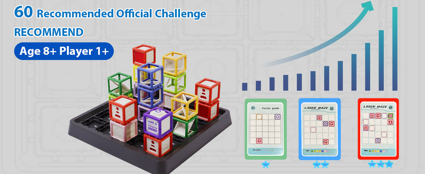 🔦 Laser Maze Logic Game | STEM Light & Logic Puzzle