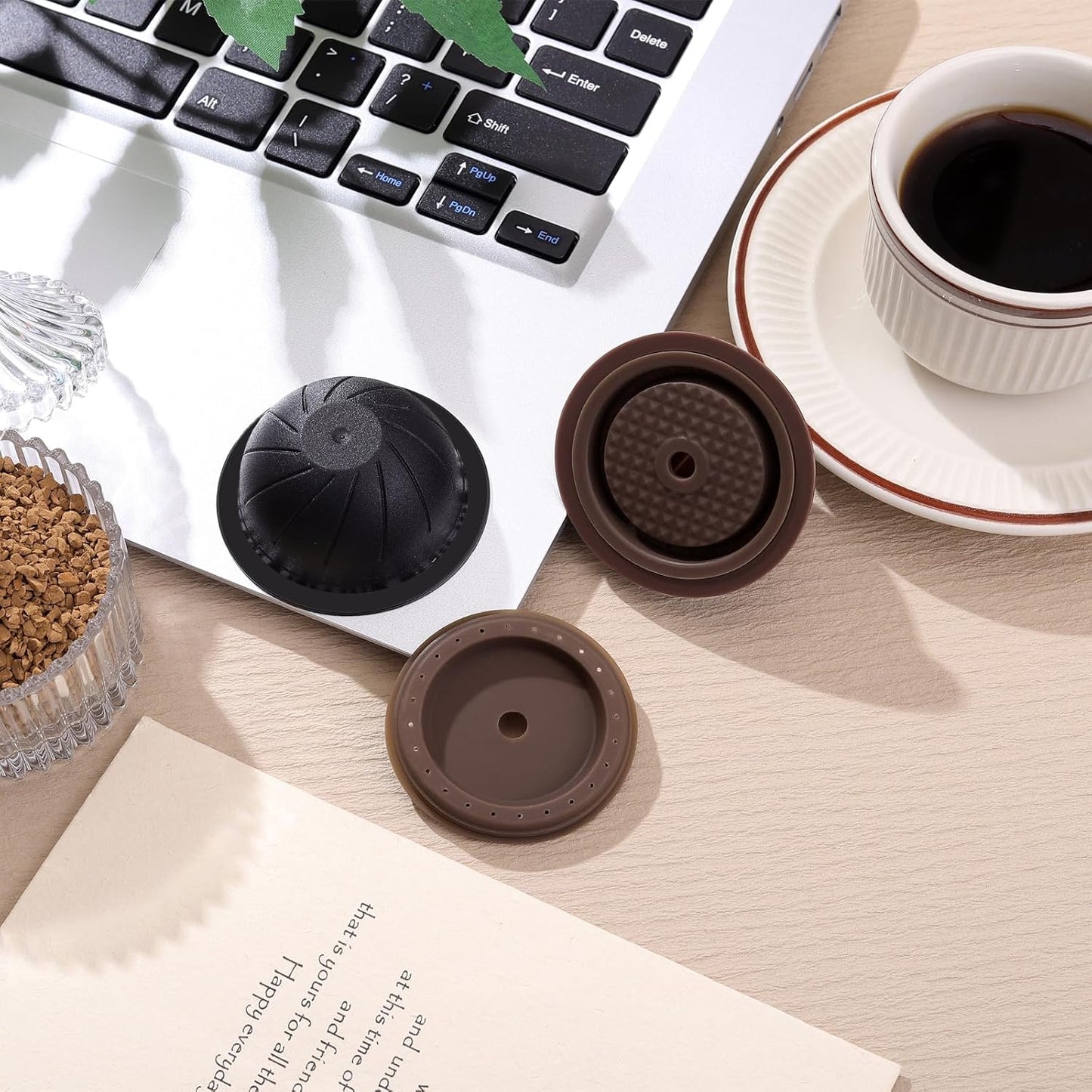 ☕ Reusable Coffee Capsule Lid Set | Eco-Friendly Brewing Made Easy