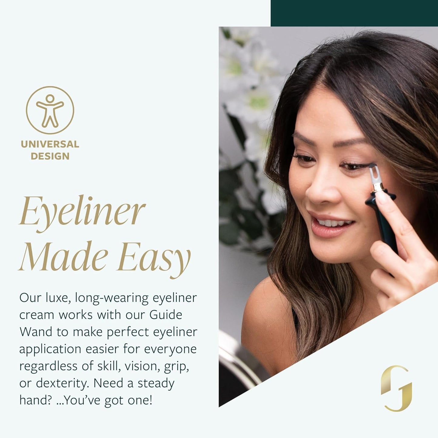 ✨ Eyeliner Applicator with Precision Tip & Guide Wand | Perfect Wings in Seconds