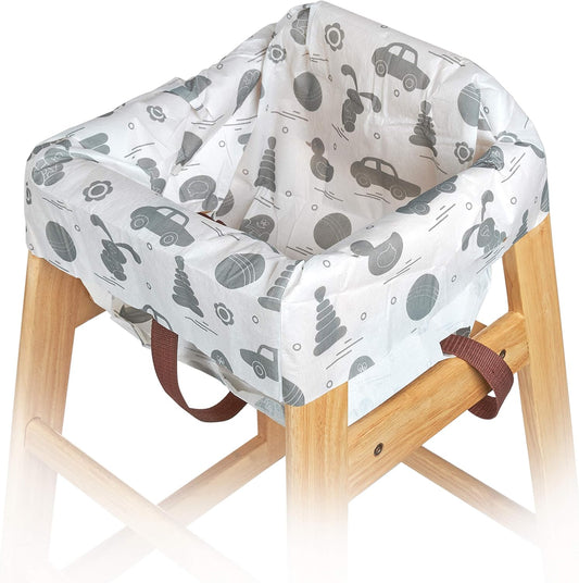 ๐ช Disposable Highchair Seat Cover | Waterproof ยท Tear-Resistant ยท Kids Animal Pattern ๐งธ