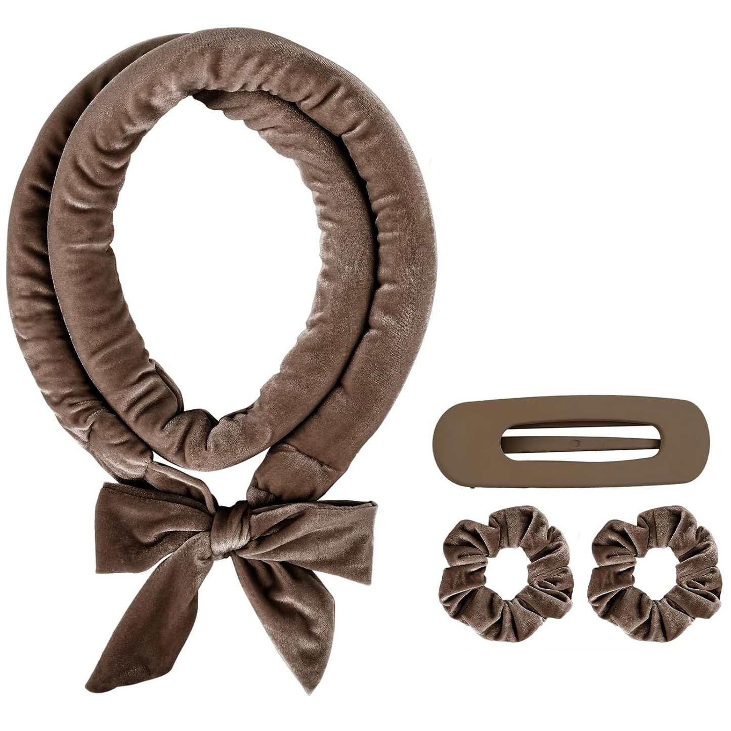 🎀 Heatless Curling Ribbon | Soft Overnight Curler for Effortless Waves