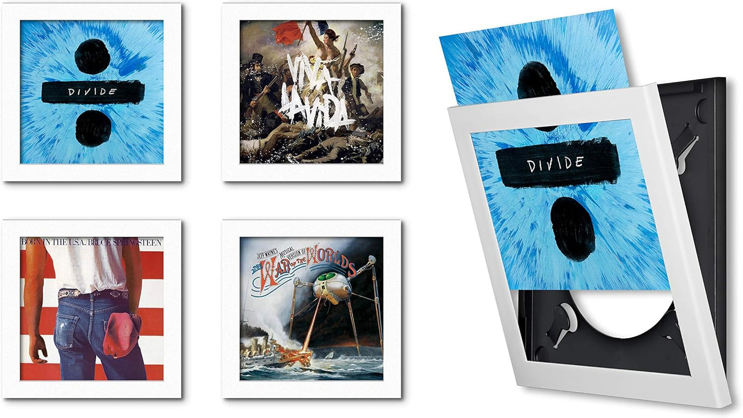 🎵 Vinyl Record Display Frame | Quick-Swap Design for Music & Art Lovers