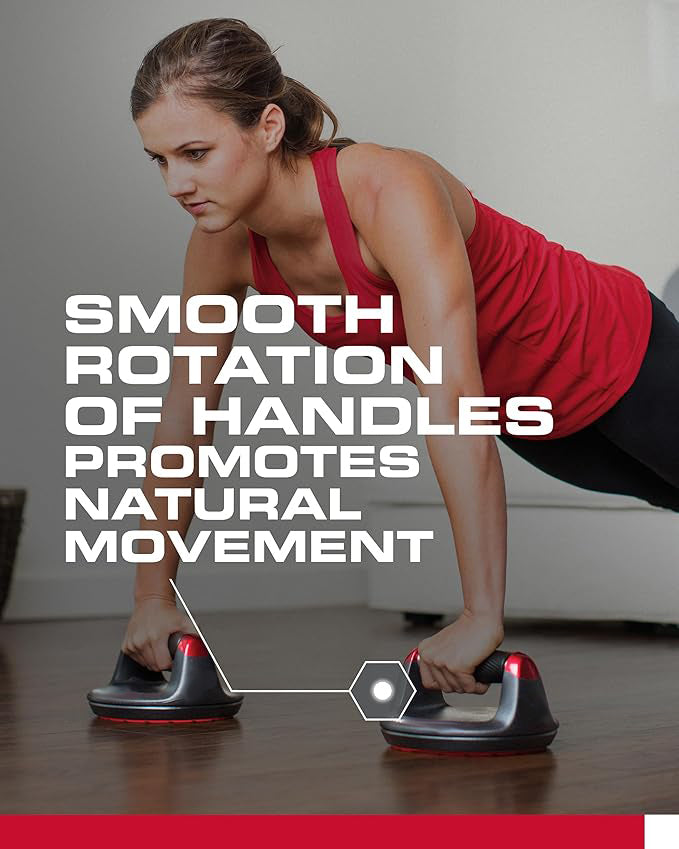 Rotating Push-Up Handles – Ergonomic, Heavy-Duty Base for Safer, More Effective Workouts