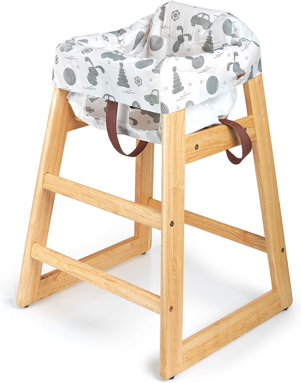 🪑 Disposable Highchair Seat Cover | Waterproof · Tear-Resistant · Kids Animal Pattern 🧸