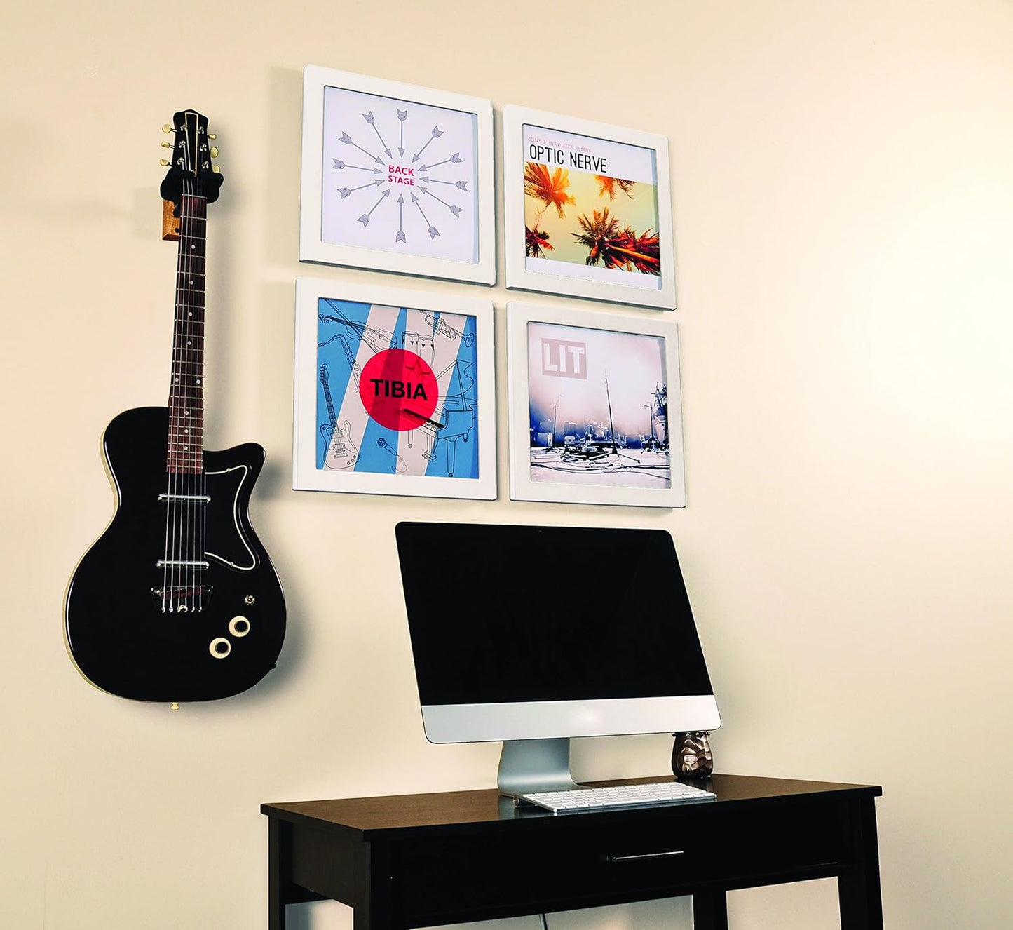 🎵 Vinyl Record Display Frame | Quick-Swap Design for Music & Art Lovers
