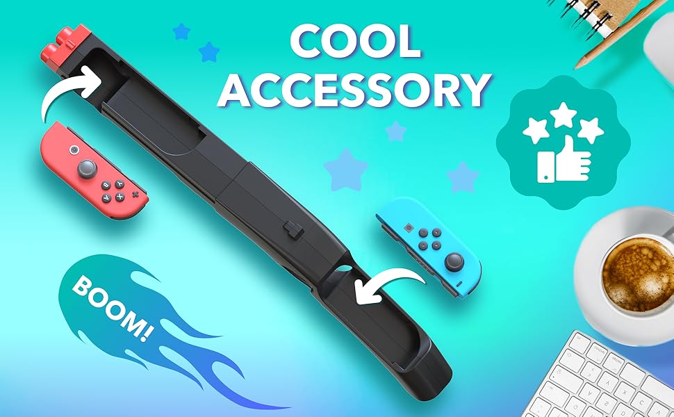 🎮 Nintendo Switch Gun Controller | Level-Up Immersion for Shooting Games