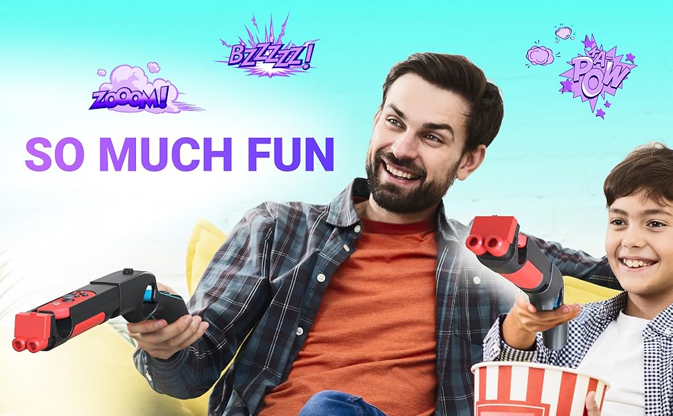 🎮 Nintendo Switch Gun Controller | Level-Up Immersion for Shooting Games