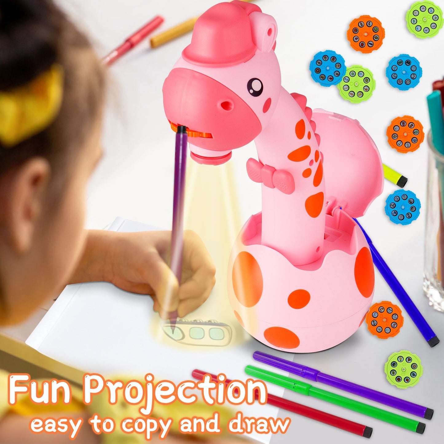 📚 Kids Drawing Projector Table | Creative Art & Educational Fun