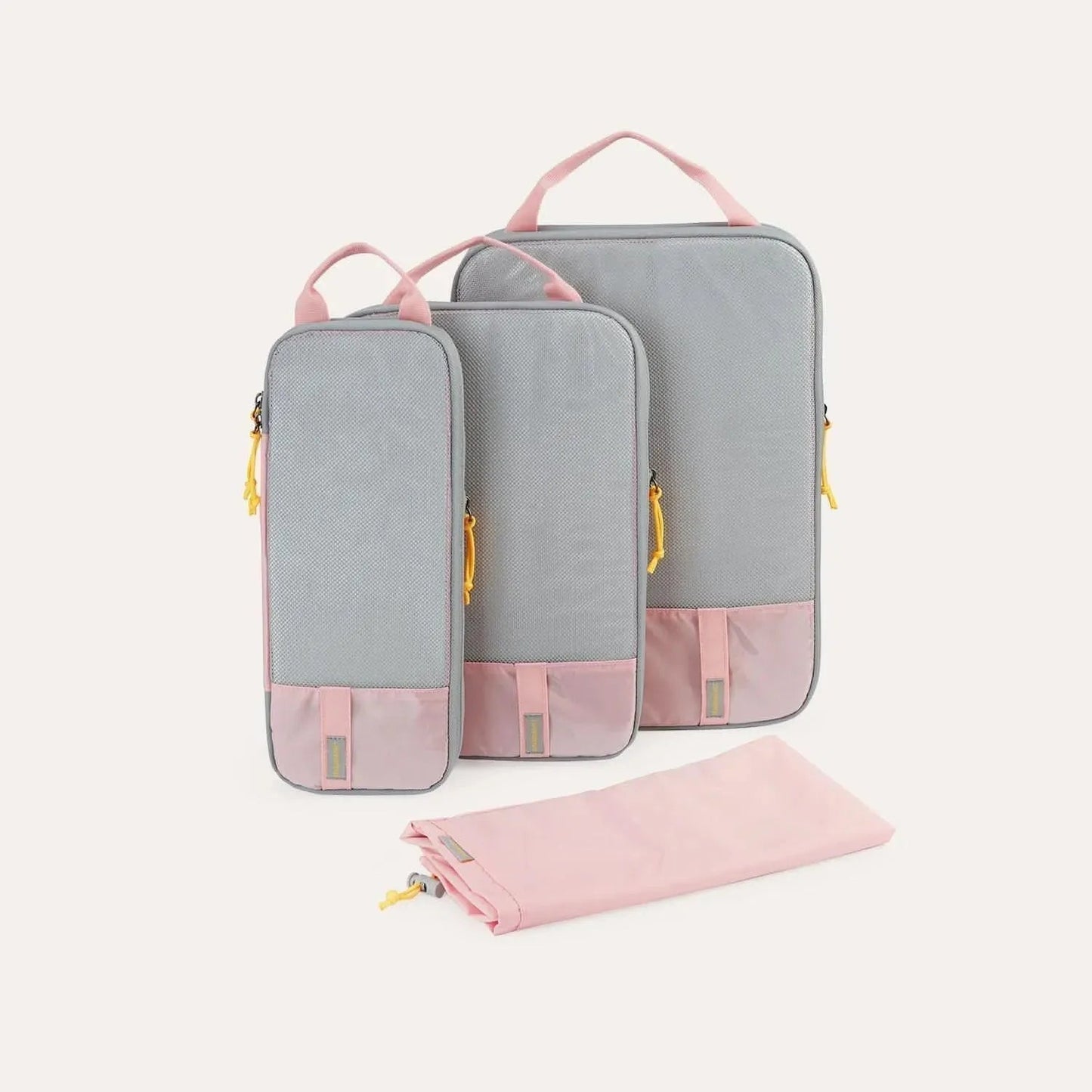 🛫 Travel Compression Packing Cubes Set | Lightweight Organizers with Expandable Design &amp; Clear Pockets