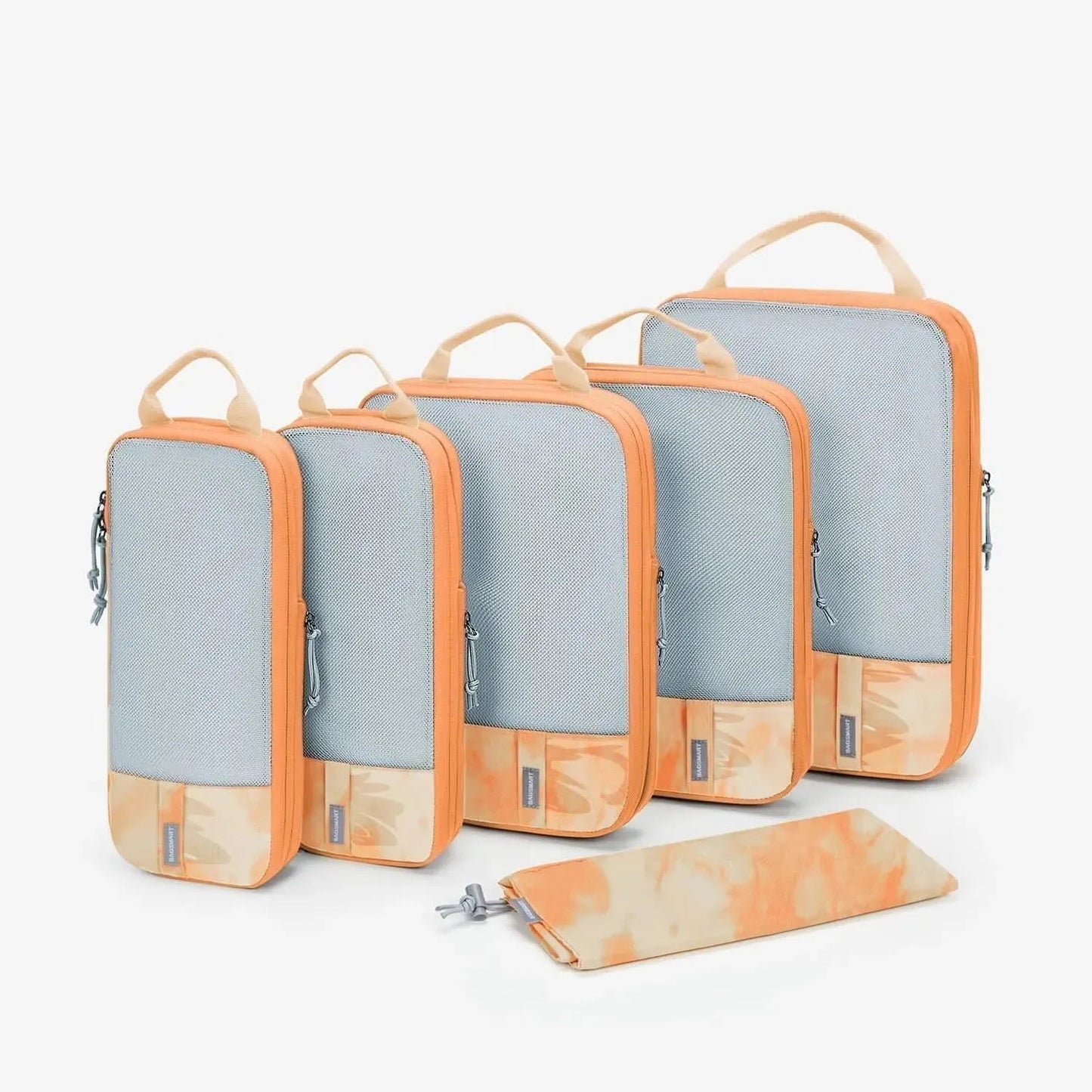 🛫 Travel Compression Packing Cubes Set | Lightweight Organizers with Expandable Design &amp; Clear Pockets