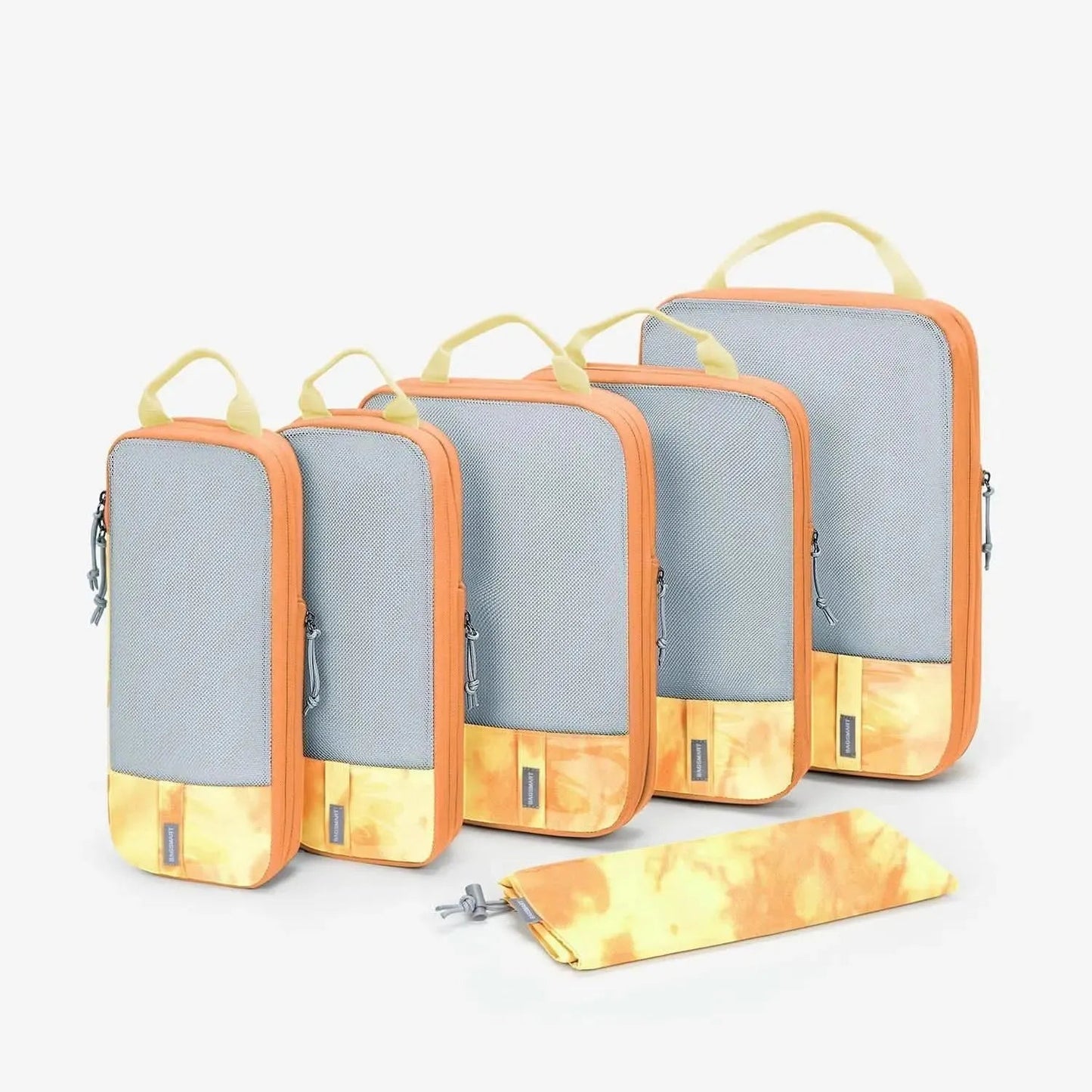 🛫 Travel Compression Packing Cubes Set | Lightweight Organizers with Expandable Design &amp; Clear Pockets