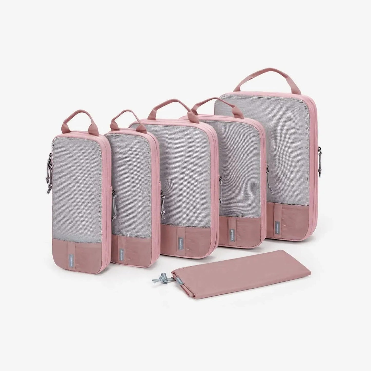 🛫 Travel Compression Packing Cubes Set | Lightweight Organizers with Expandable Design &amp; Clear Pockets