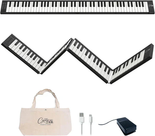 🎹 Carry-on Foldable 88-Key Digital Piano | Music Anywhere, Anytime ✈️