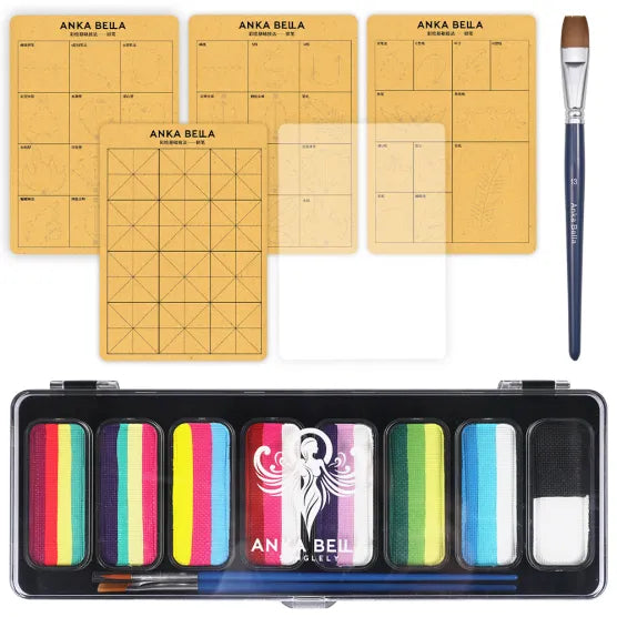 🎃 Halloween Face Painting Practice Sheet | Reusable Guide for Parents & Small Biz Artists