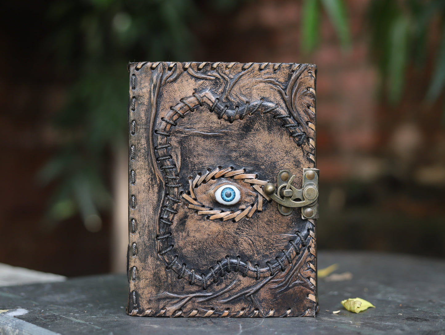 📖 Hocus Pocus Spell Book Journal | Vintage Leather + Magic Vibes 🔮