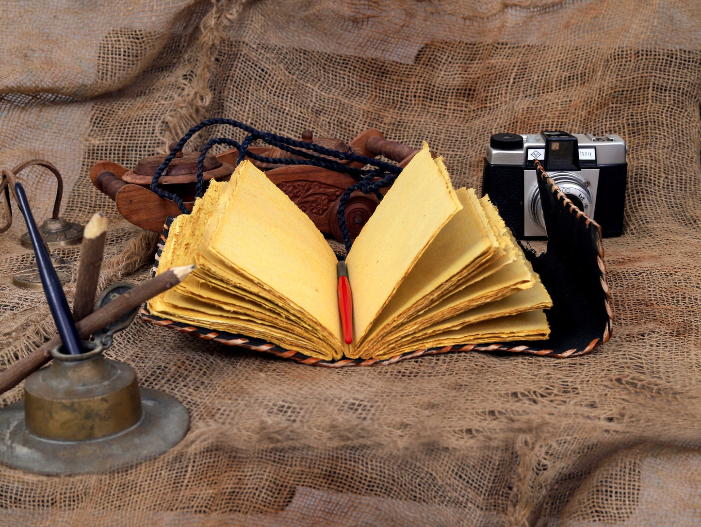 📖 Hocus Pocus Spell Book Journal | Vintage Leather + Magic Vibes 🔮